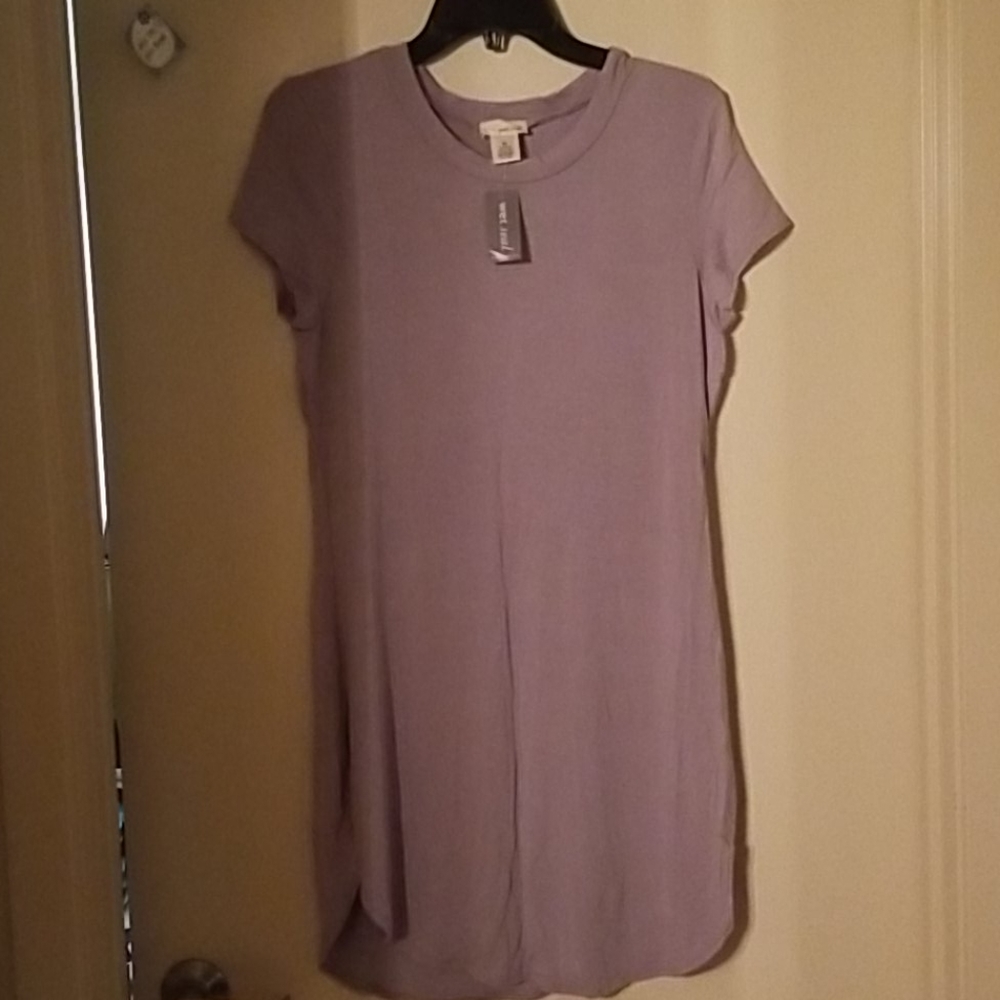 NWT Wet Seal  Light Gray Short sleeve dress